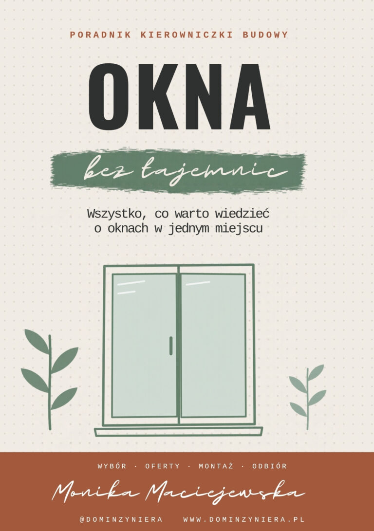 Okładka e-booka „Okna bez tajemnic” – DomInżyniera